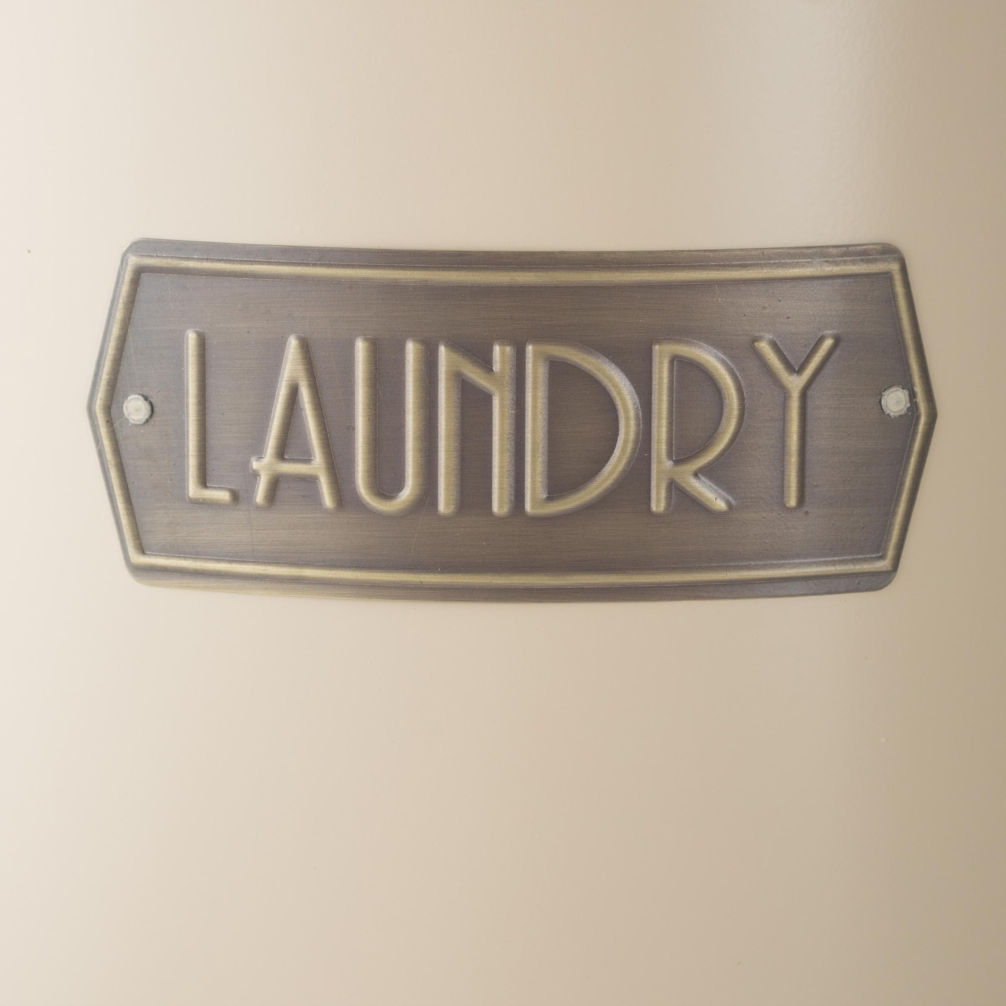 METAL ÇAMAŞIR SEPETİ MAT BEJ 43X34X55