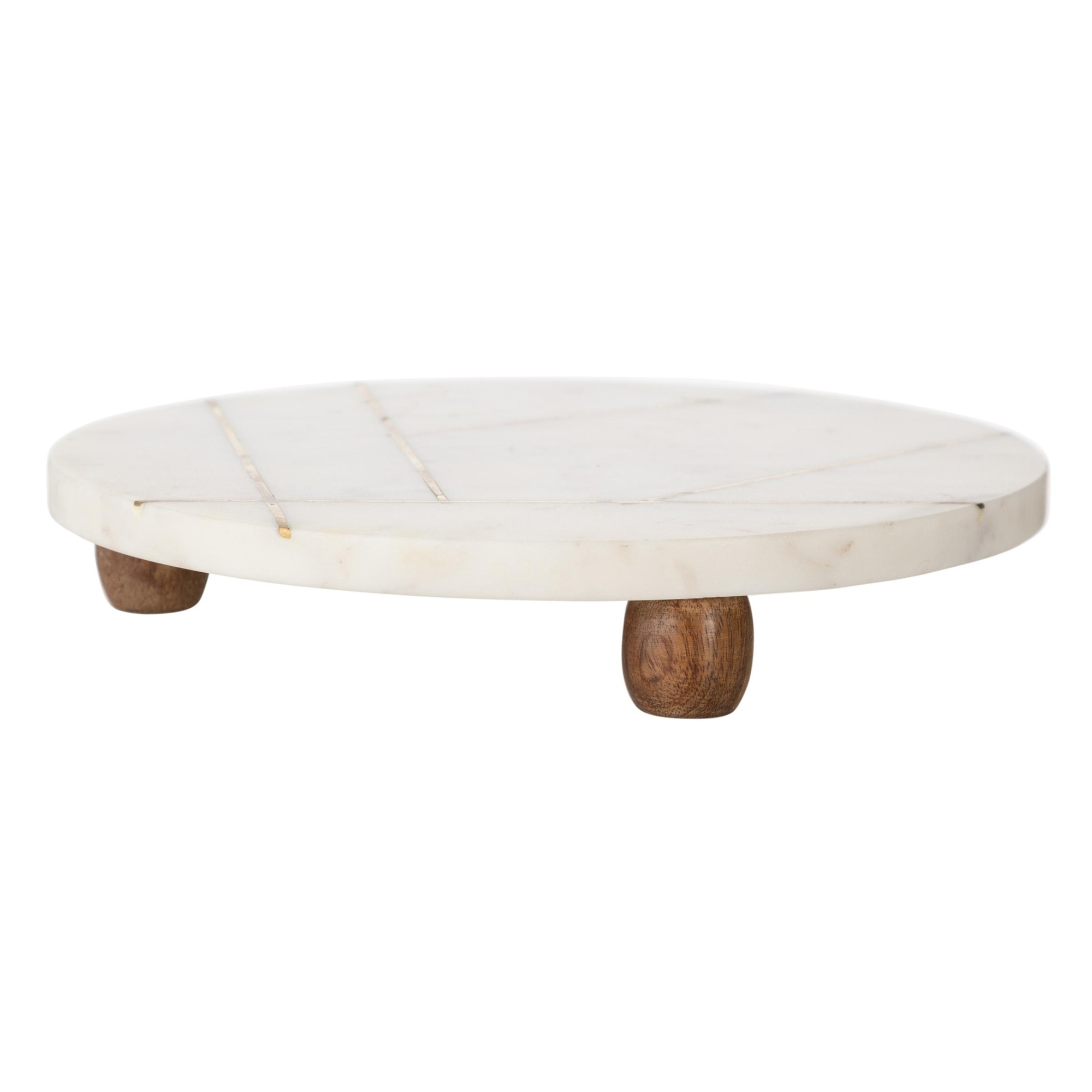 BRASS MERMER AYAKLI SUNUM-25CM