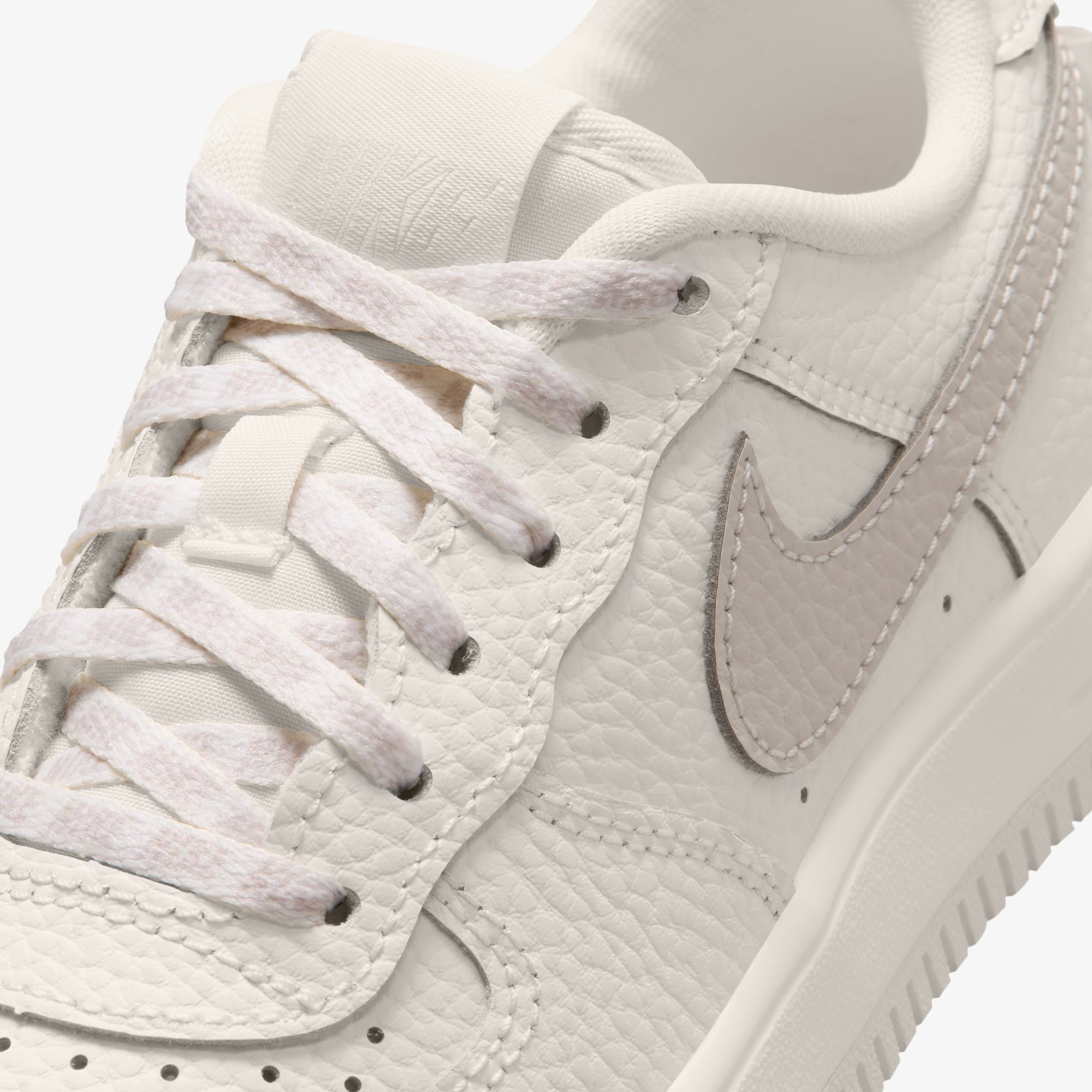 Nike Force 1 Low Çocuk Krem Rengi Spor Ayakkabı