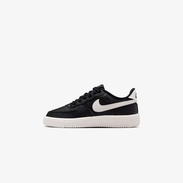  Nike Force 1 Low Lace Çocuk Siyah Spor Ayakkabı