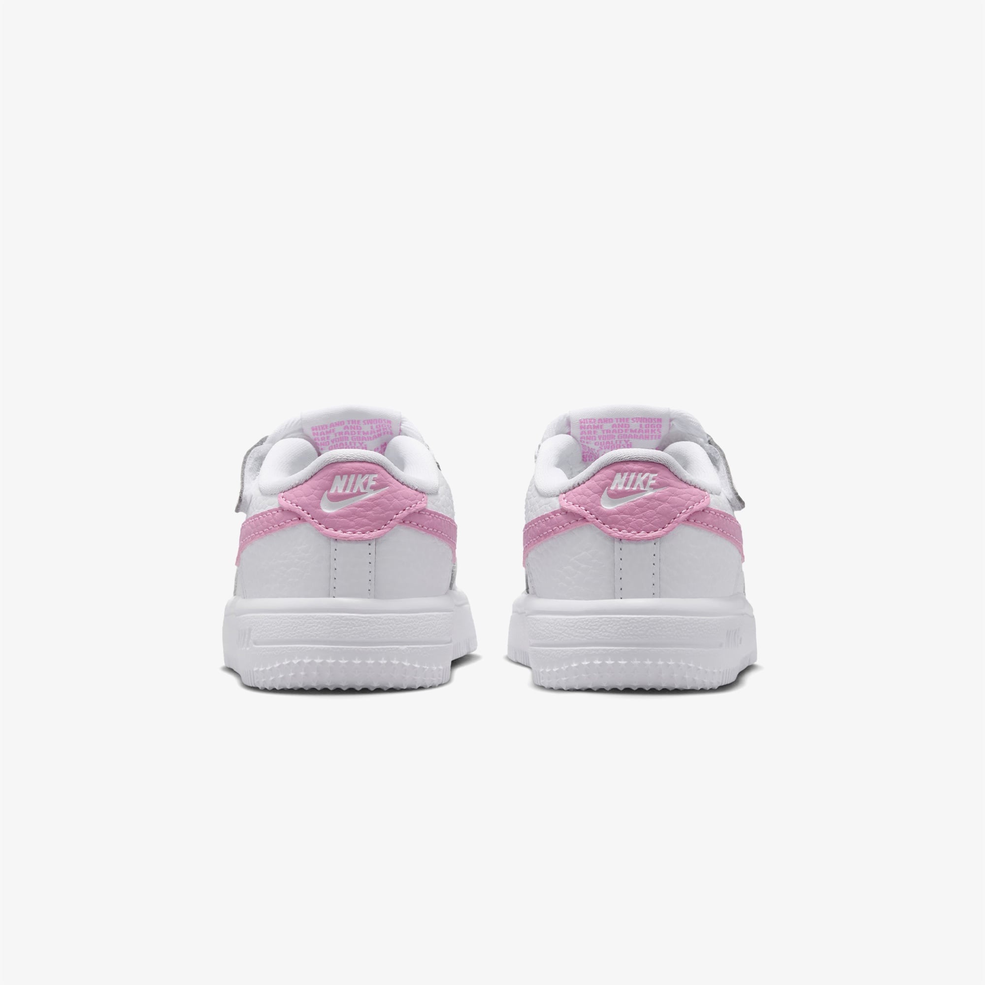 Nike Force 1 Low EasyOn Çocuk Beyaz/Pembe Spor Ayakkabı