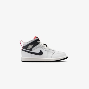  Jordan 1 Mid Çocuk Gri Spor Ayakkabı