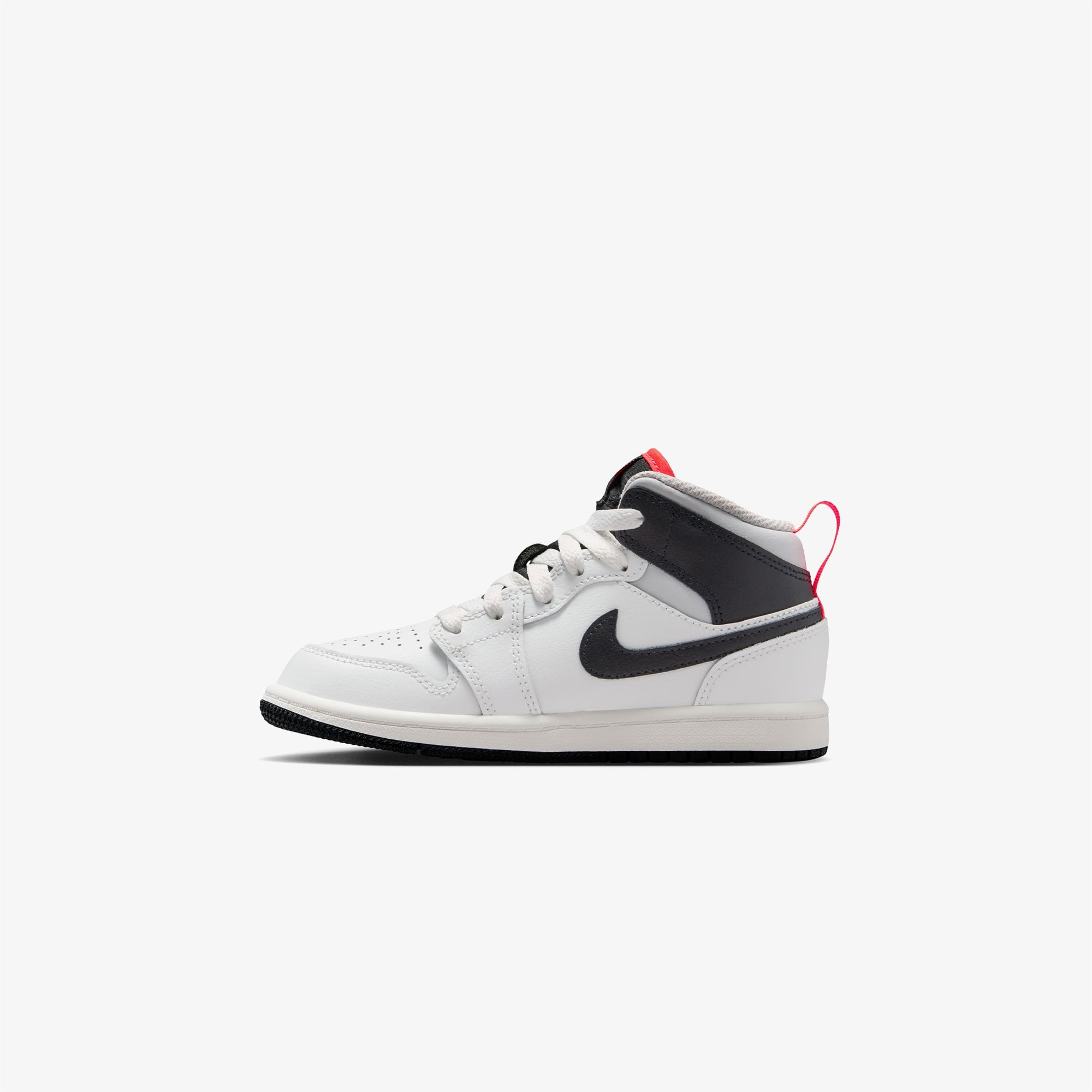 Jordan 1 Mid Çocuk Gri Spor Ayakkabı