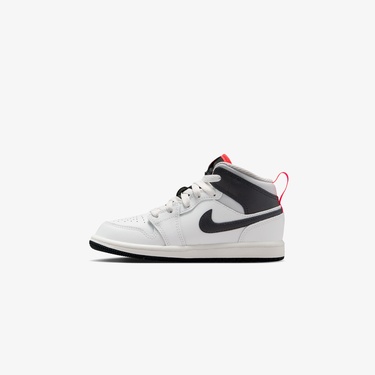  Jordan 1 Mid Çocuk Gri Spor Ayakkabı