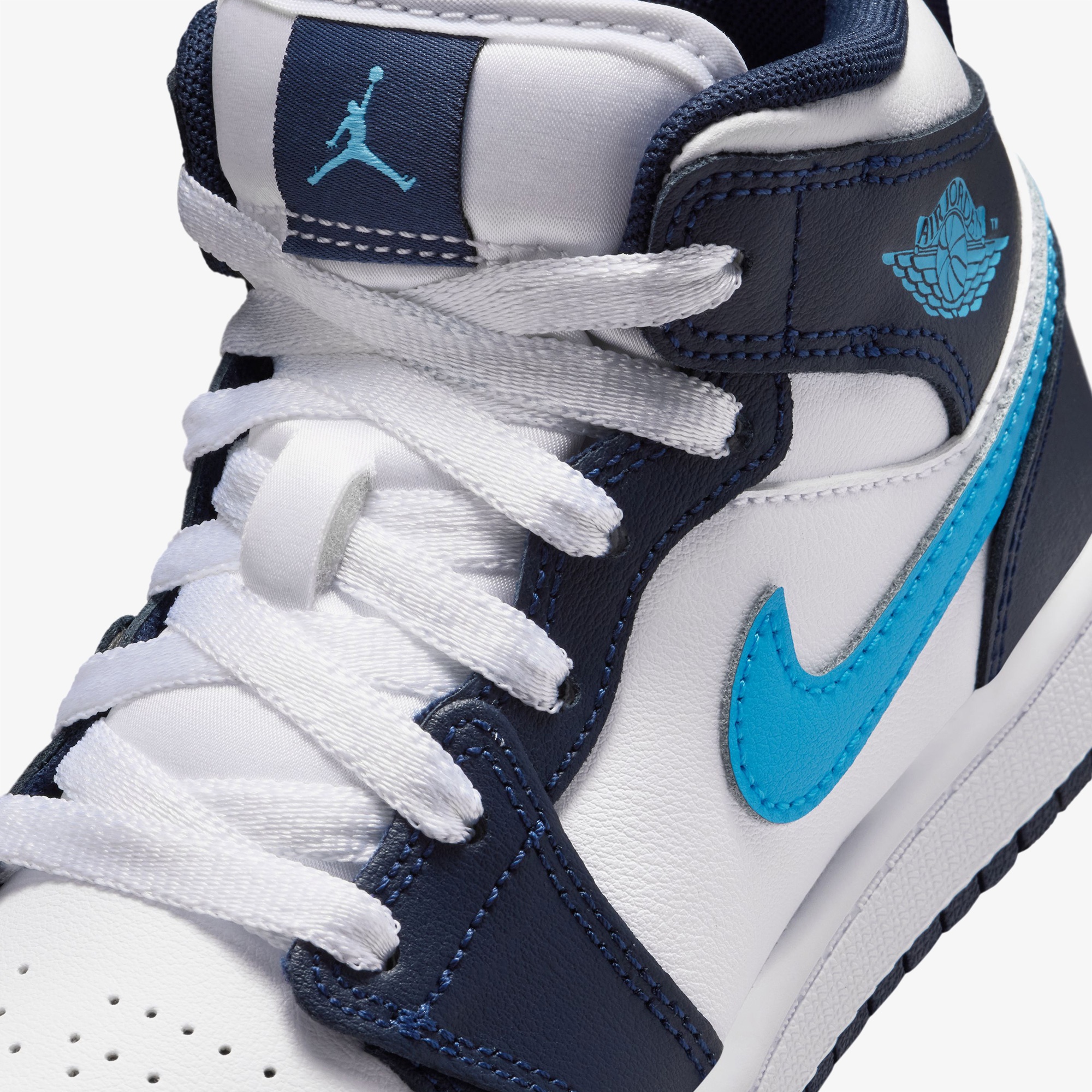 Jordan 1 Mid Çocuk Lacivert Spor Ayakkabı