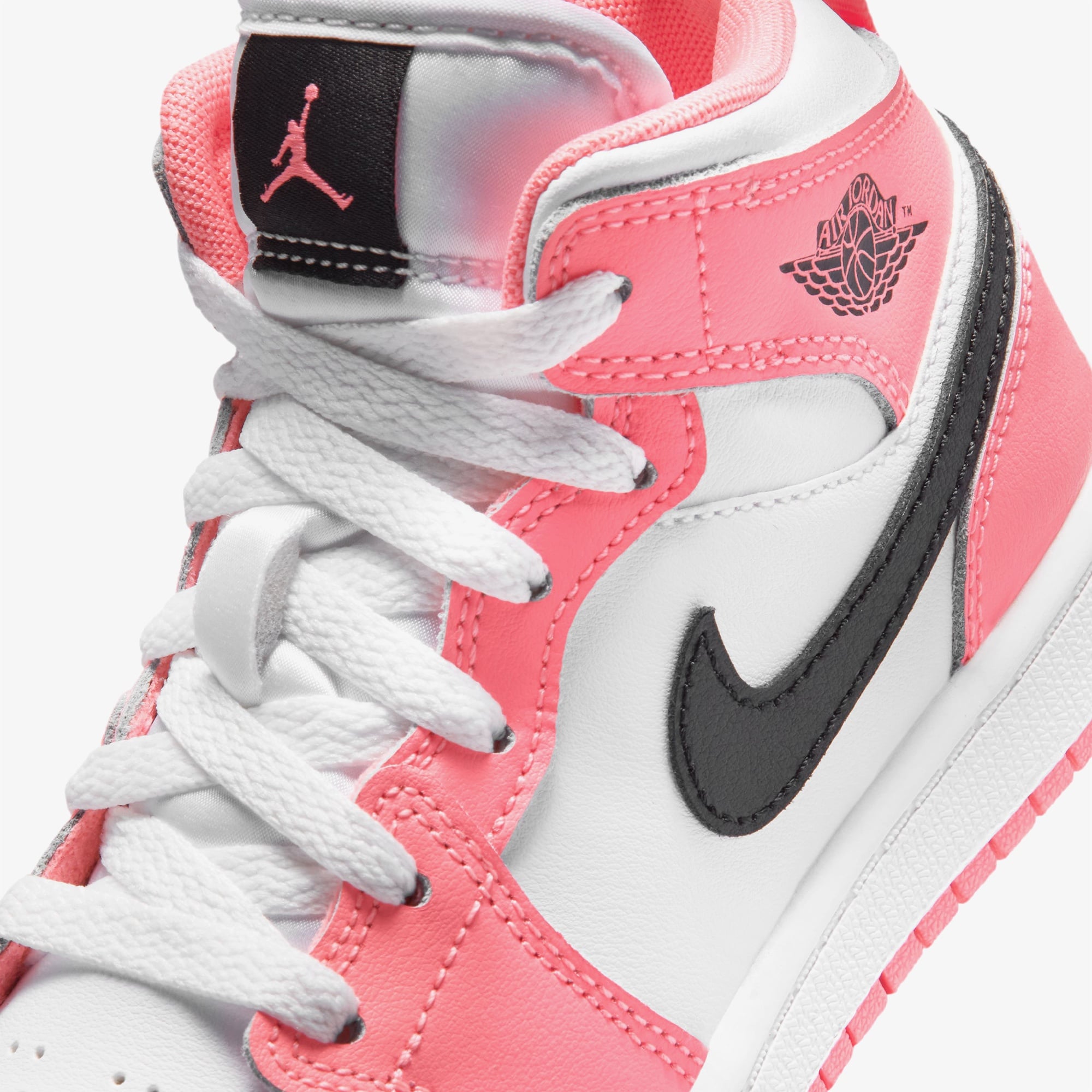 Jordan 1 Mid Çocuk Pembe Spor Ayakkabı