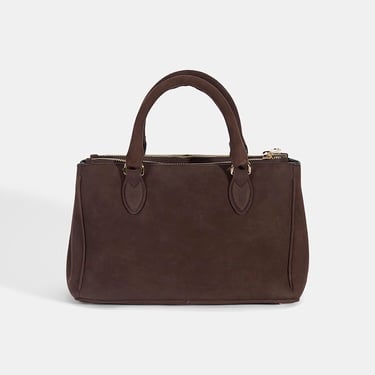  Kadın Acı Kahve Püskül Detaylı Süet El Çantası