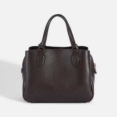  Kadın Kahve D Logolu Deri El Çantası