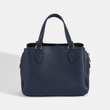  Kadın Lacivert D Logolu Deri El Çantası