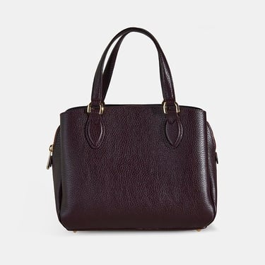  Kadın Bordo D Logolu Deri El Çantası