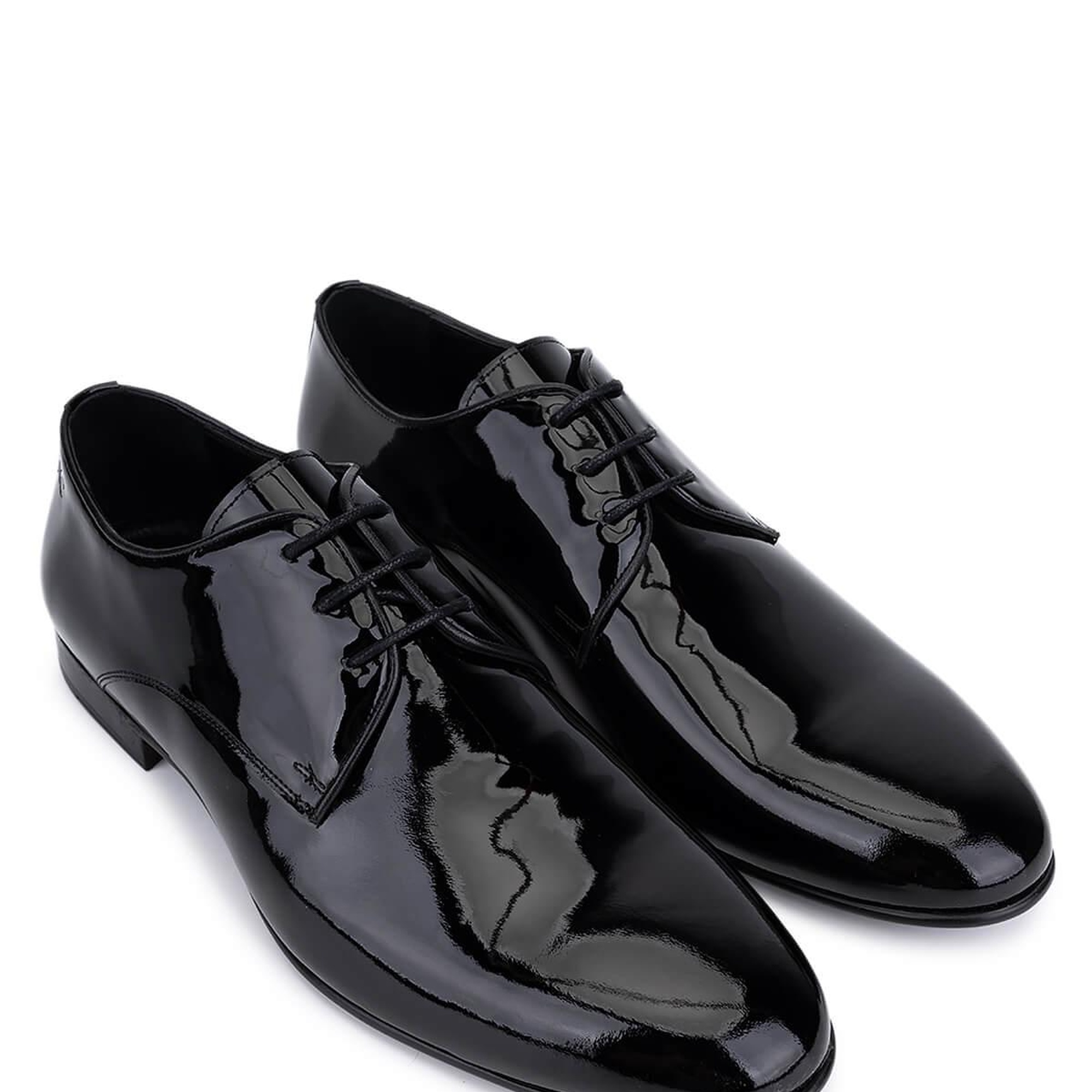 Tamer Tanca Erkek Hakiki Deri Siyah Rugan Klasik Ayakkabı