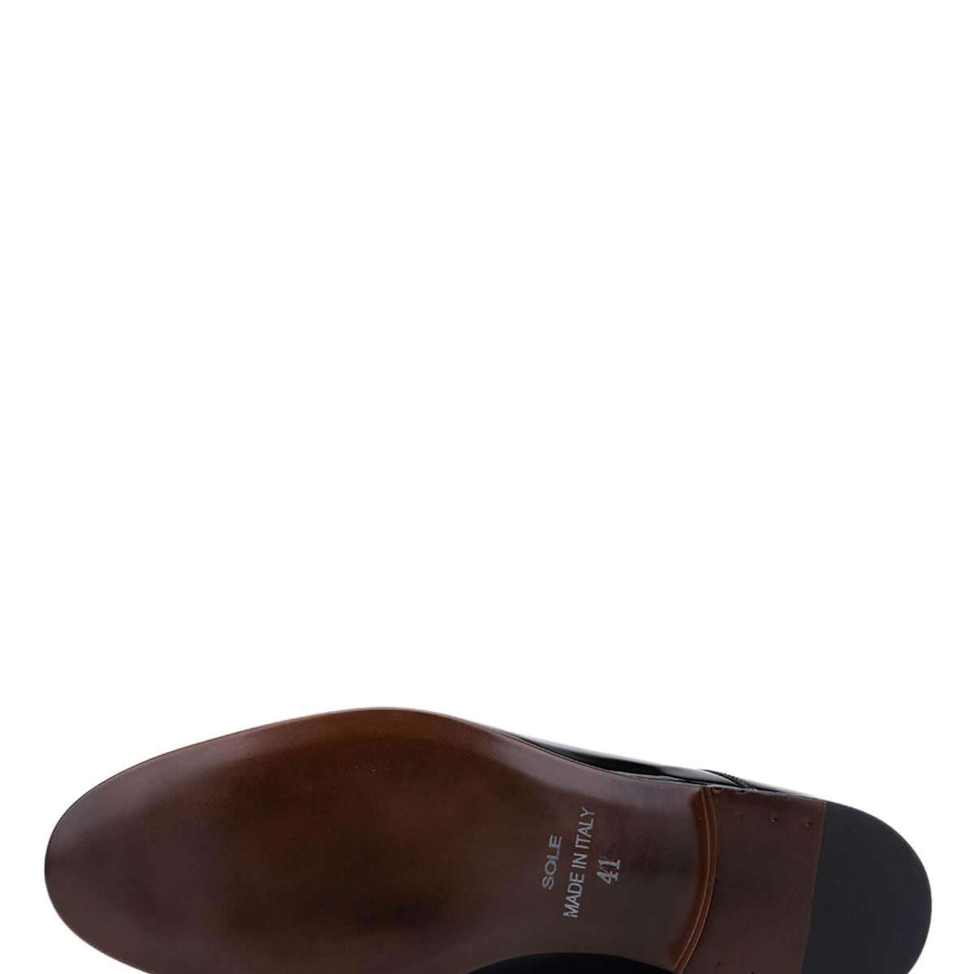 Tamer Tanca Erkek Hakiki Deri Siyah Rugan Klasik Ayakkabı