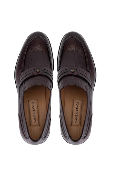  Tamer Tanca Erkek Hakiki Deri Kahverengi Klasik Ayakkabı