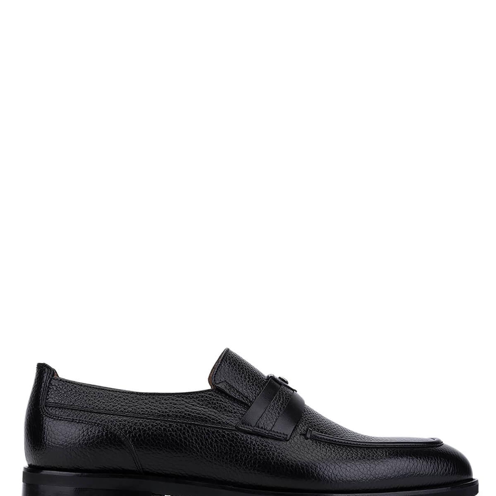 Tamer Tanca Erkek Hakiki Deri Siyah Klasik Ayakkabı