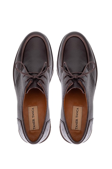  Tamer Tanca Erkek Hakiki Deri Kahverengi Casual Ayakkabı