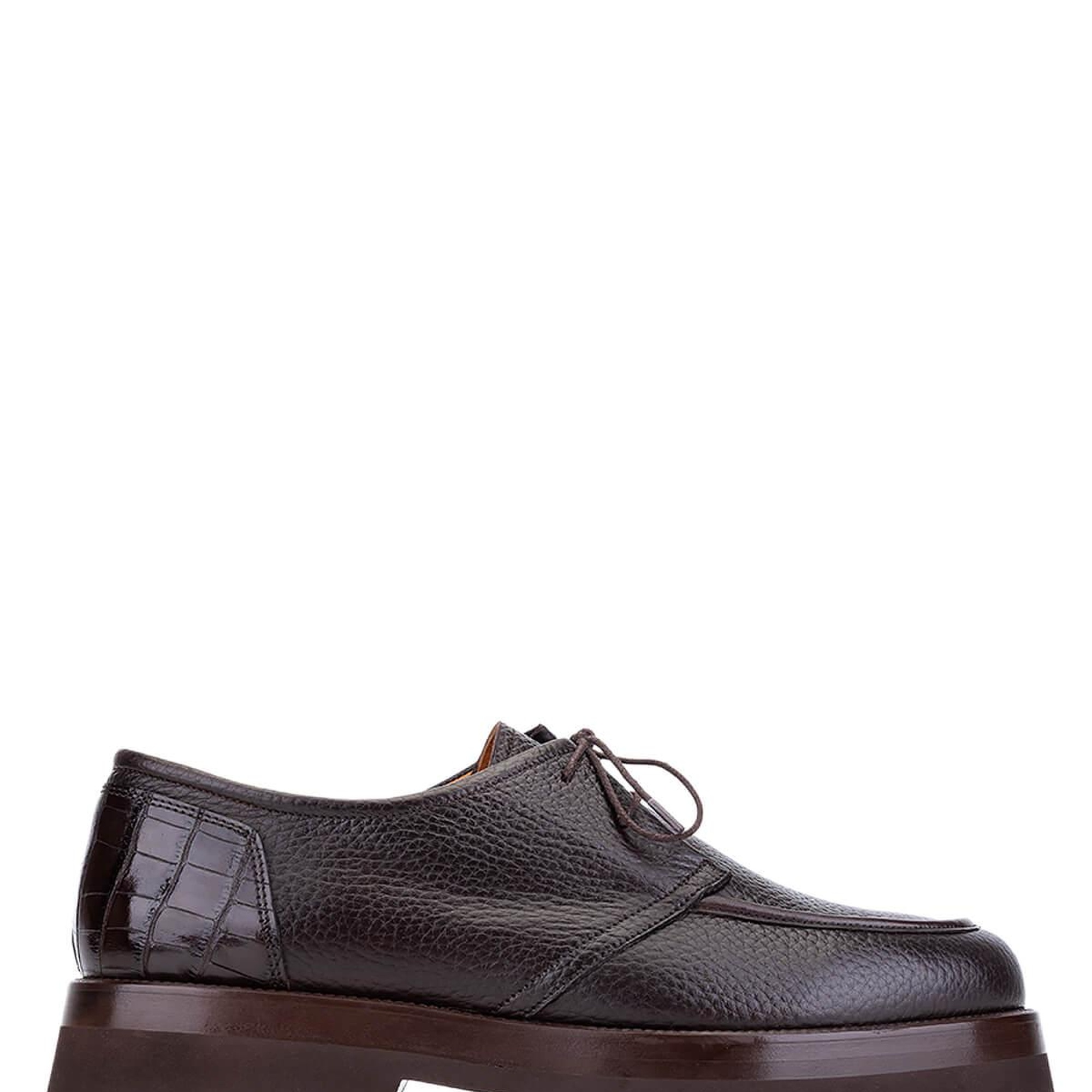 Tamer Tanca Erkek Hakiki Deri Kahverengi Casual Ayakkabı