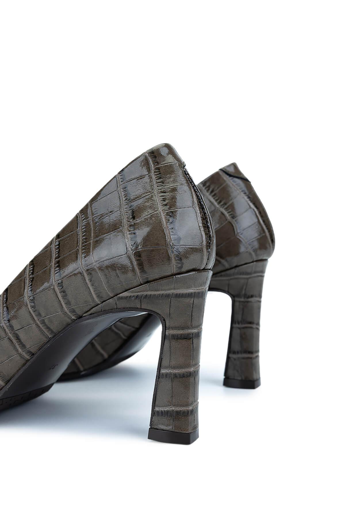 Tamer Tanca Kadın Hakiki Deri Vizon Topuklu Ayakkabı