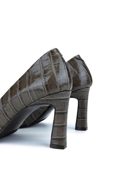  Tamer Tanca Kadın Hakiki Deri Vizon Topuklu Ayakkabı