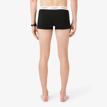 Lacoste Erkek 3'lü Siyah Boxer