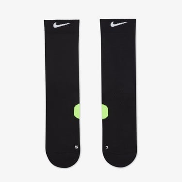  Nike Running Midweight Unisex Siyah Çorap