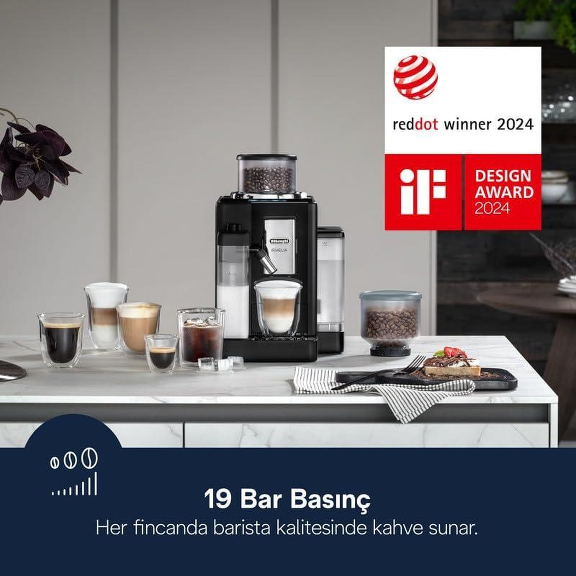 Delonghi Rivelia Kahve Makinesi EXAM440.55.B