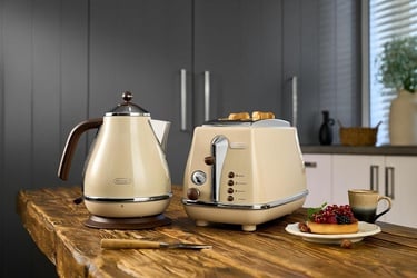  Delonghi Icona Vintage, KBOV2001.BG Krem 2000w Su Isıtıcısı Kettle