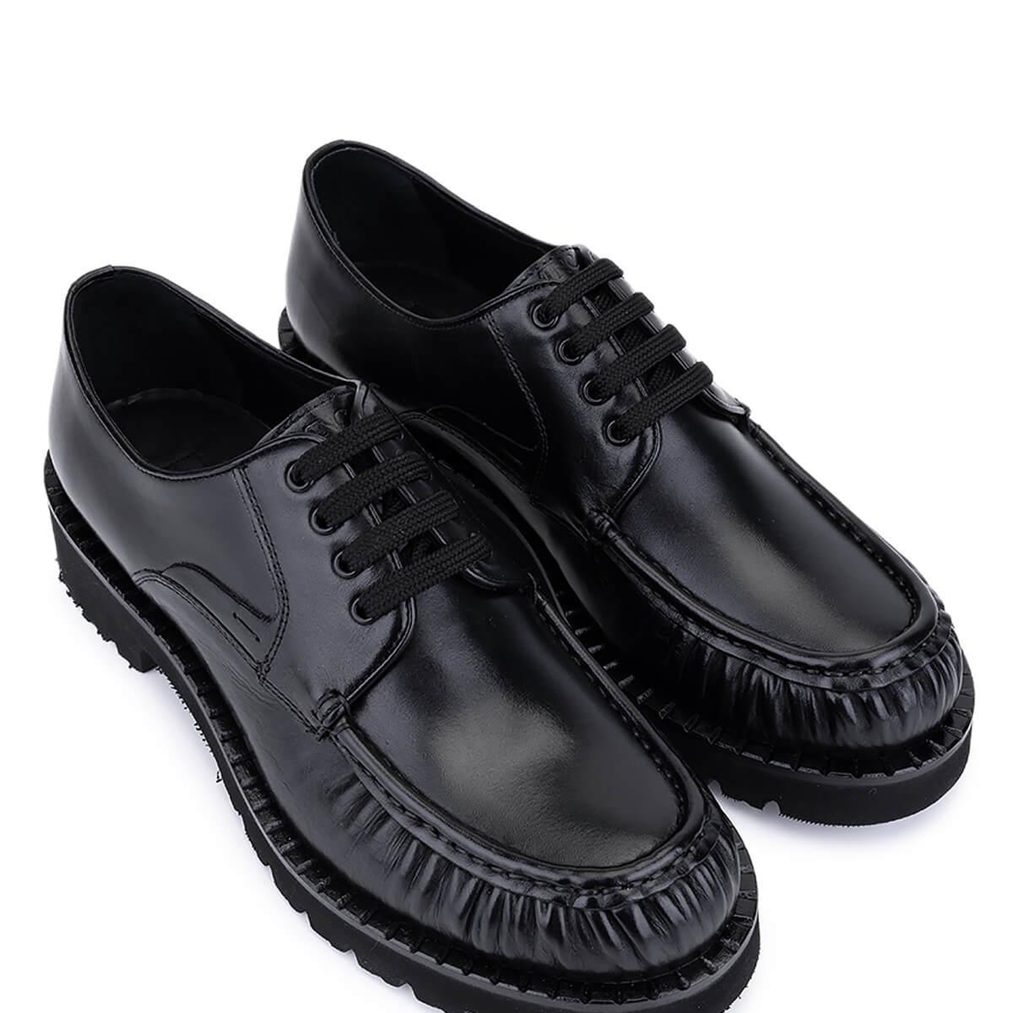 Tamer Tanca Erkek Hakiki Deri Siyah Casual Ayakkabı