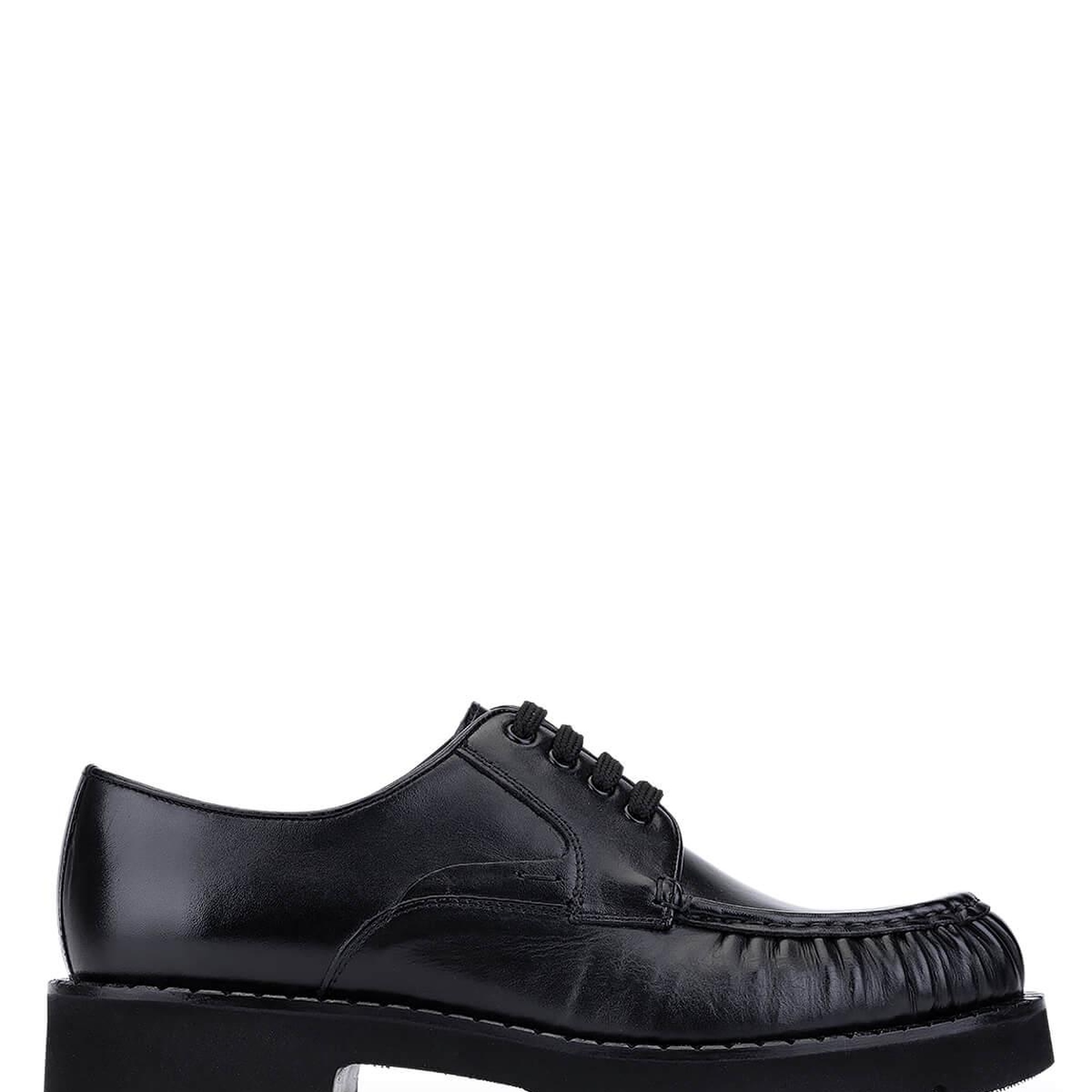 Tamer Tanca Erkek Hakiki Deri Siyah Casual Ayakkabı