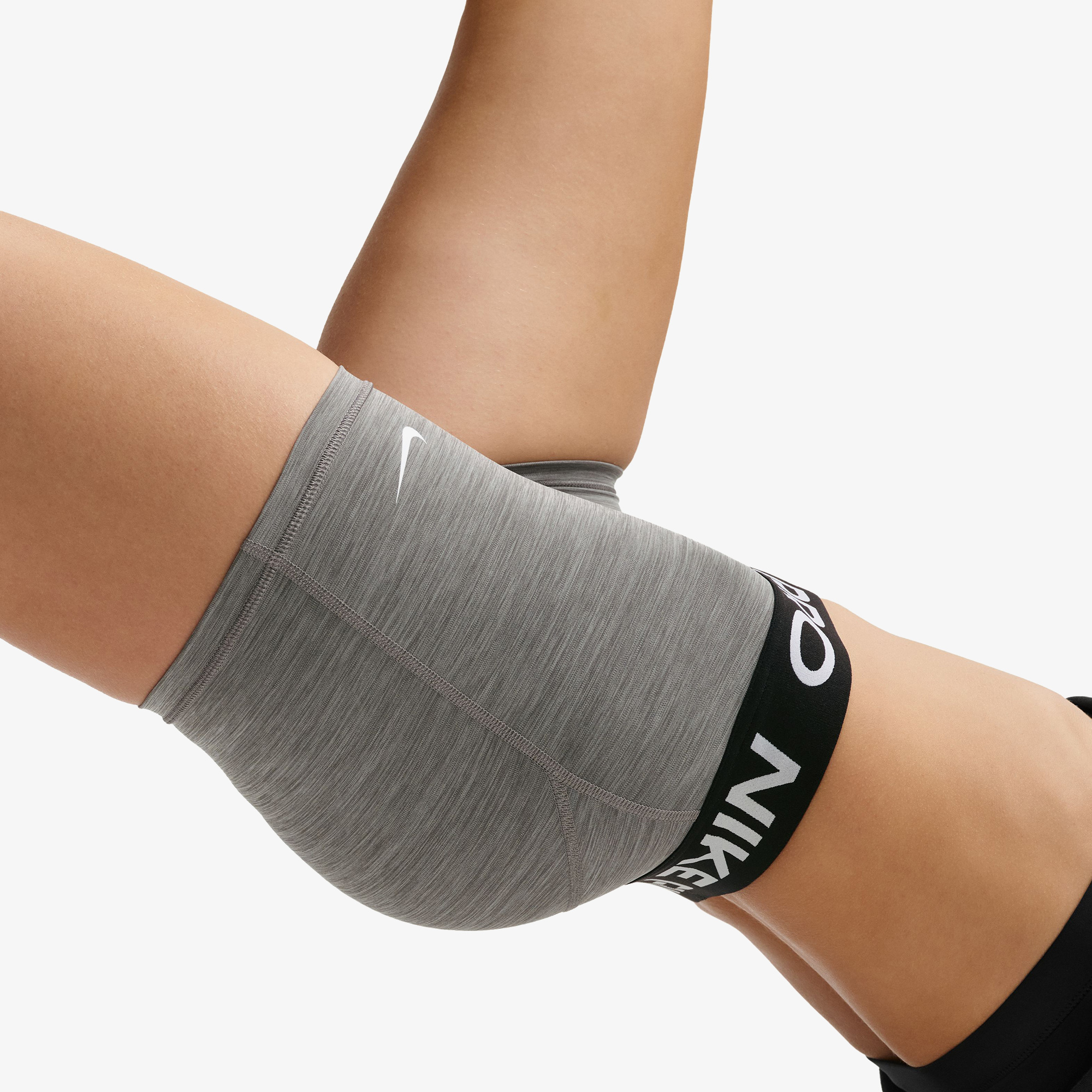 Nike Pro Dri-Fit 365 8 cm Kadın Gri Kısa Tayt