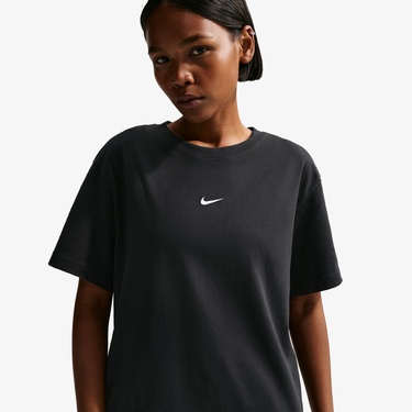  Nike Sportswear Classic Kadın Siyah T-Shirt