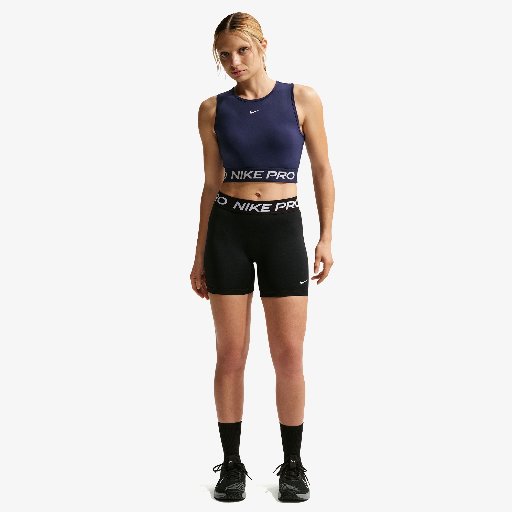 Nike Pro Dri-Fit 365 13 cm Kadın Siyah Kısa Tayt