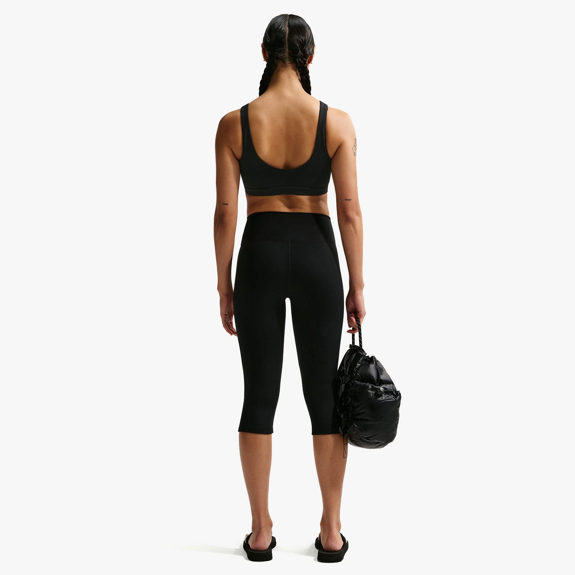 Nike Dri-Fit One Yüksek Belli Kadın Siyah Tayt