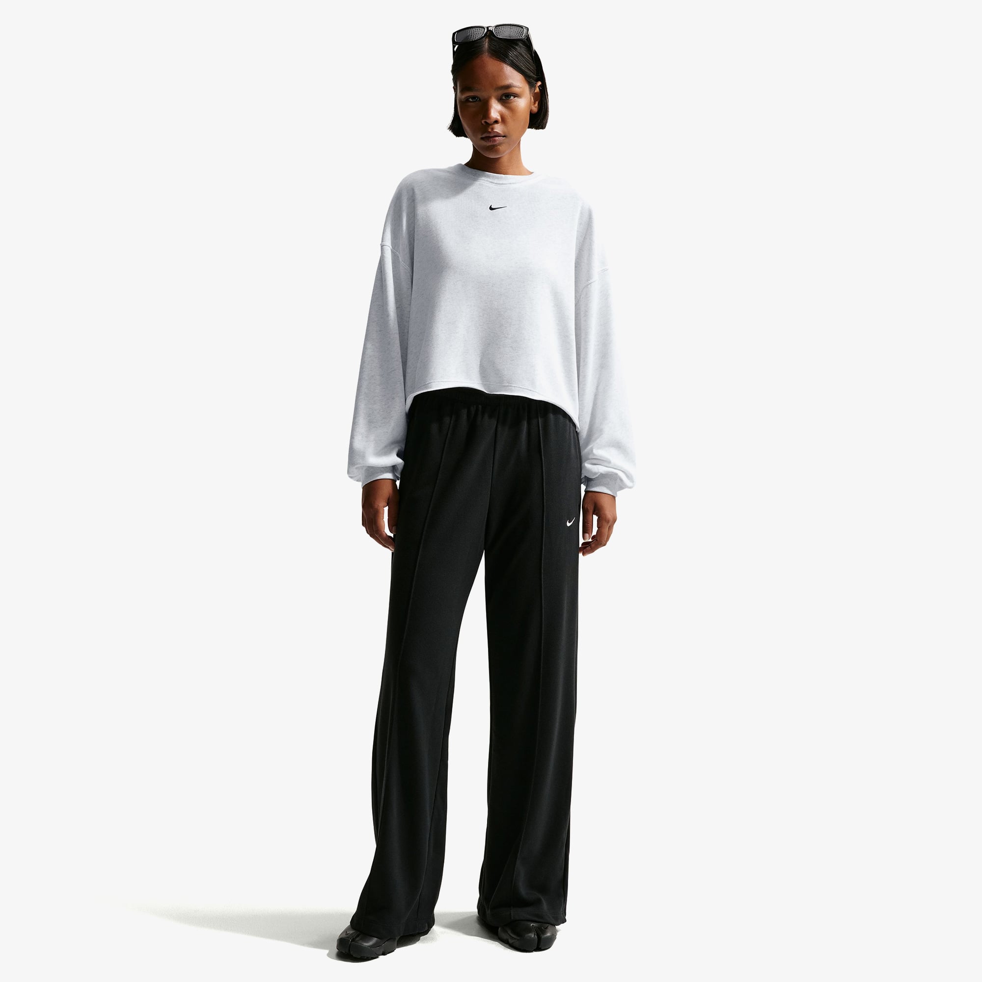  Nike Sportswear Chill Terry Kadın Siyah Eşofman Altı
