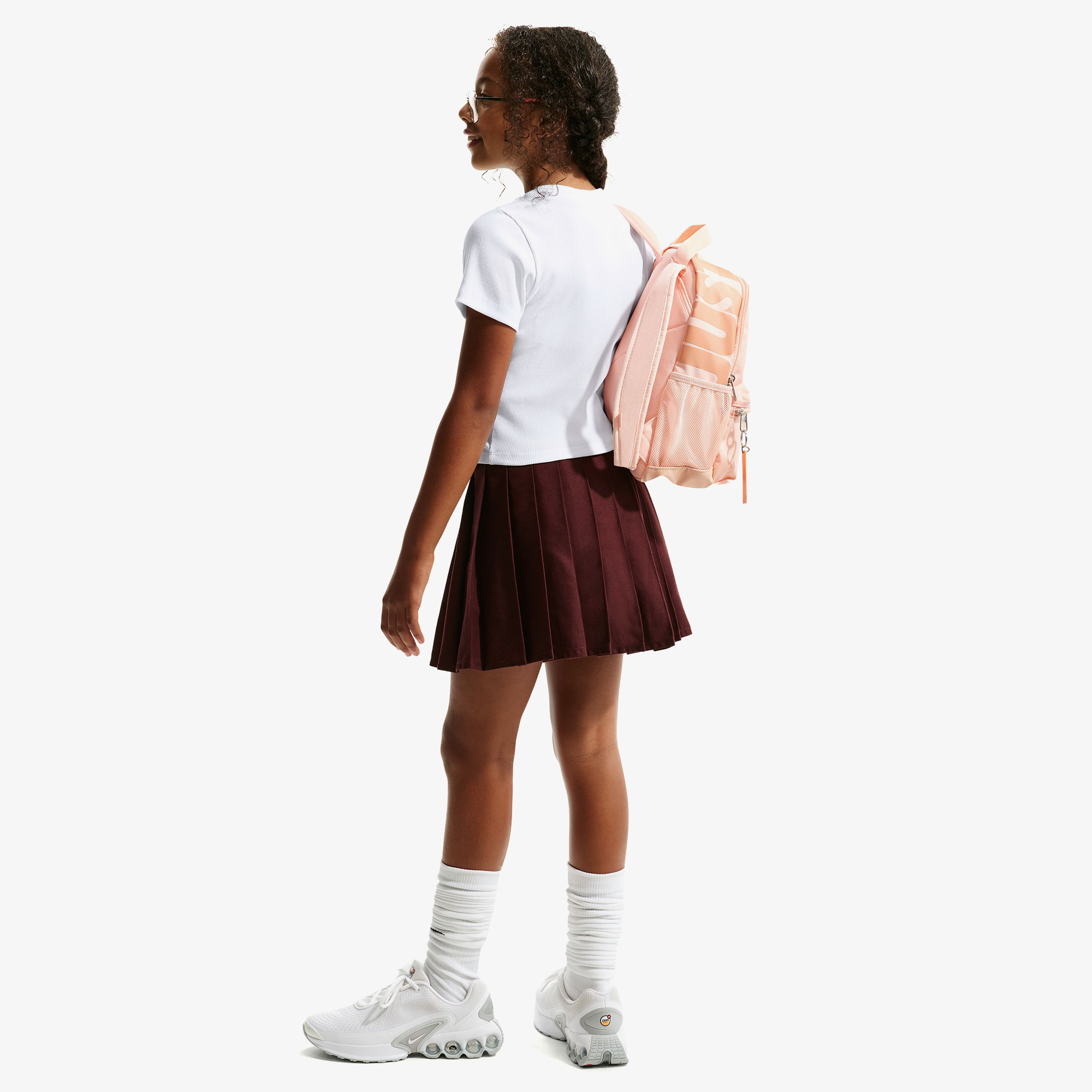  Nike Sportswear Çocuk Beyaz Crop T-Shirt