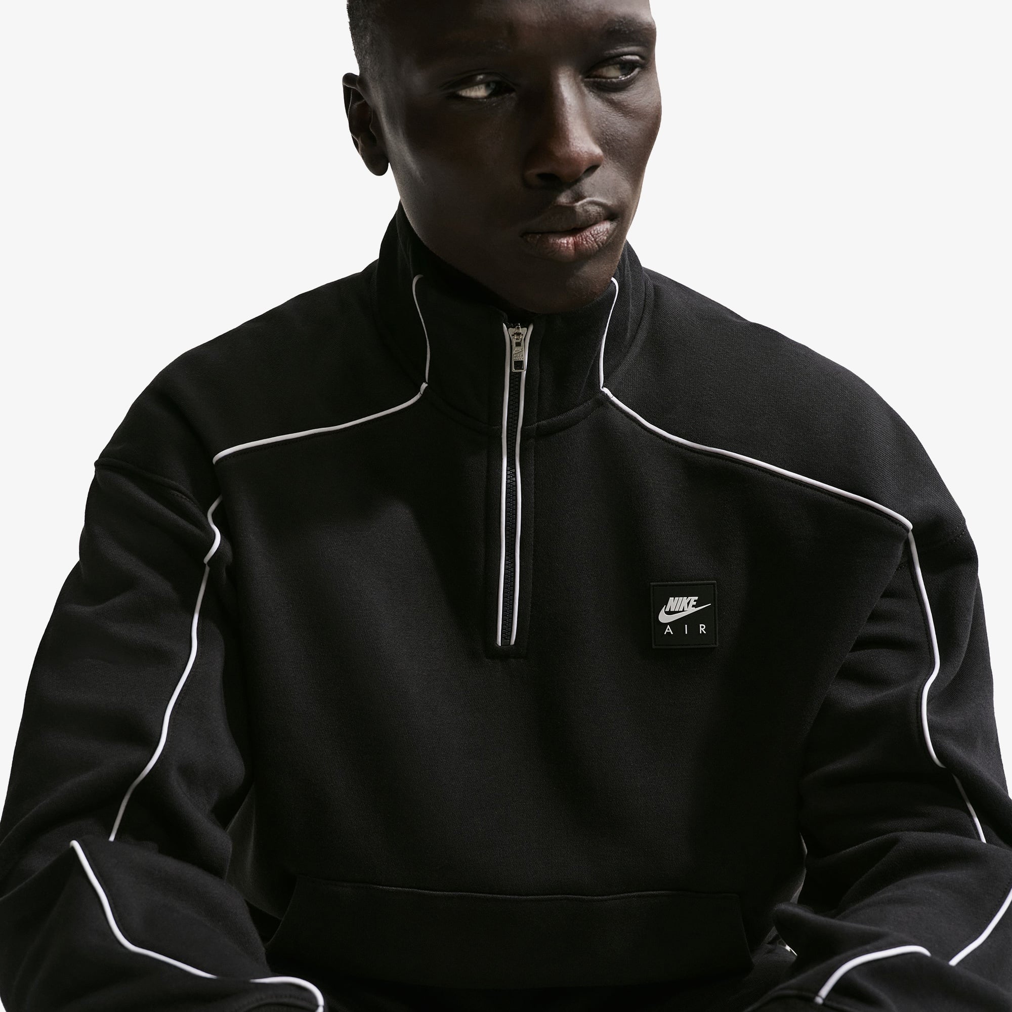 Nike Air Fleece Erkek Siyah Sweatshirt