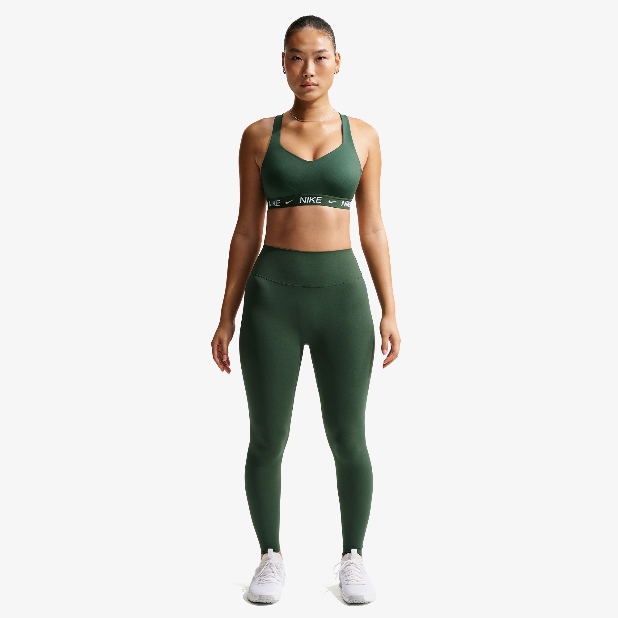 Nike Dri-Fit Zenvy Yüksek Belli Kadın Yeşil Tayt