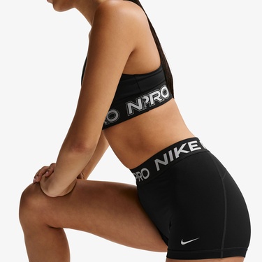  Nike Pro Dri-Fit 365 8 cm Kadın Siyah Kısa Tayt