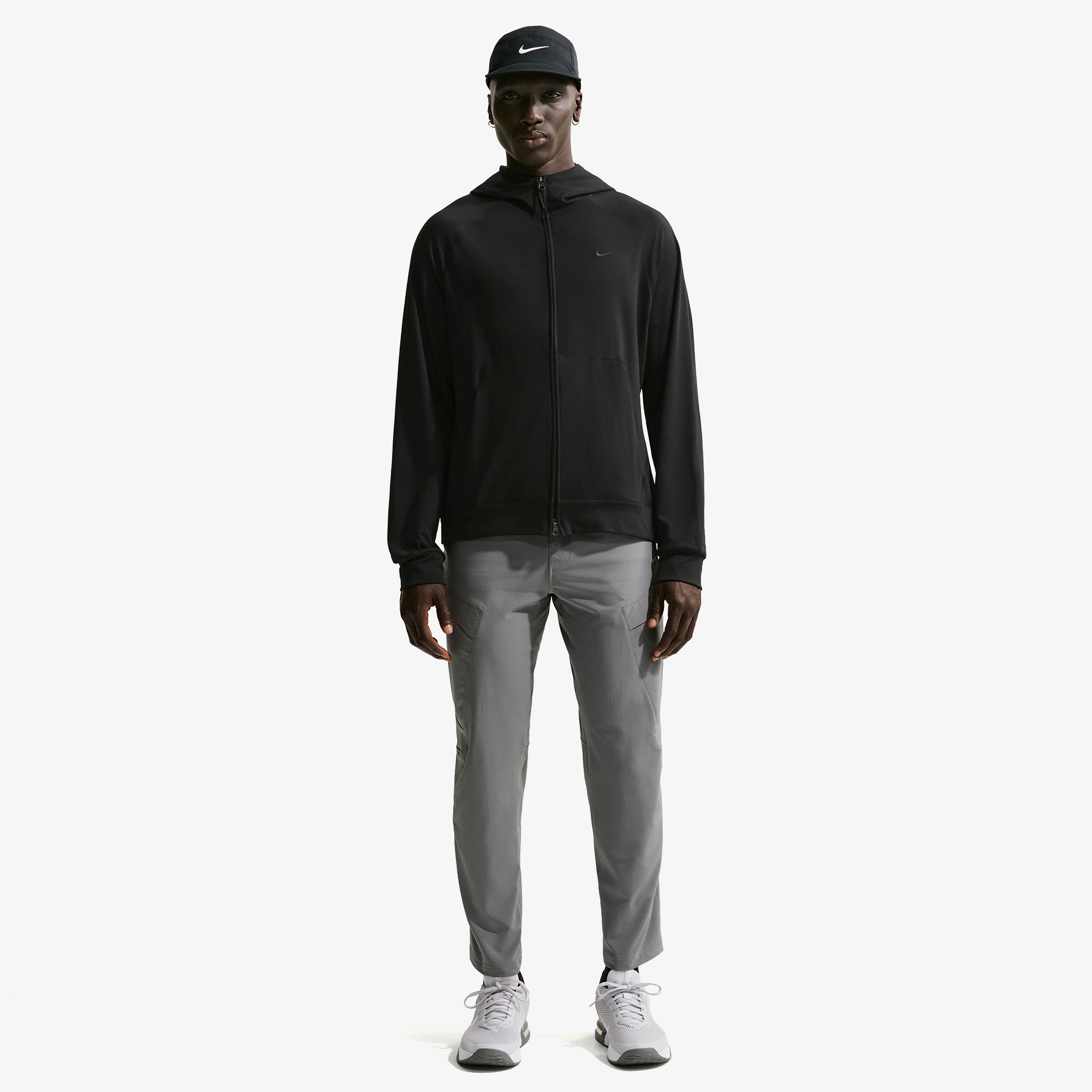 Nike Dri-Fit Primary Nano Erkek Siyah Hoodie