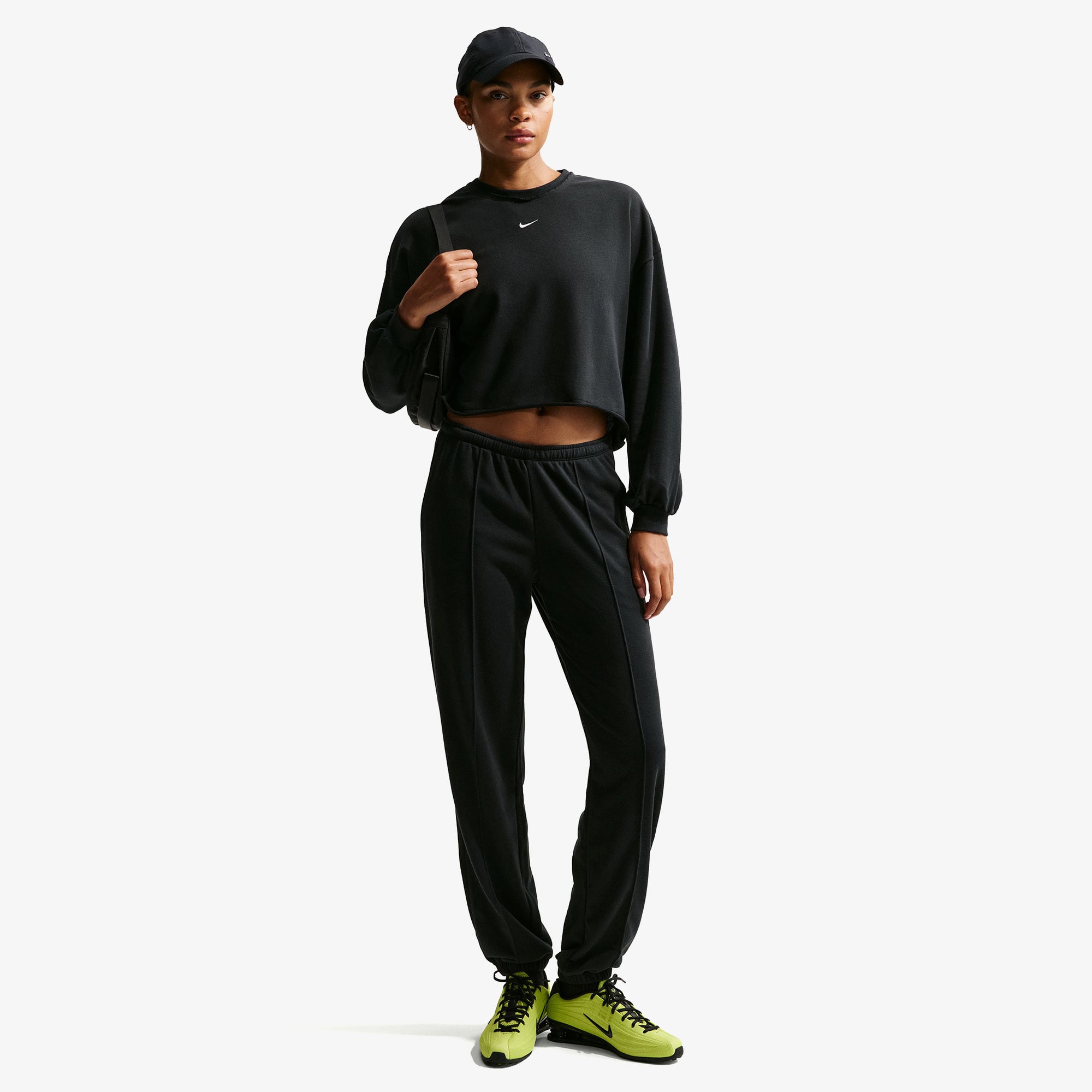 Nike Sportswear Chill Terry Kadın Yeşil Sweatshirt