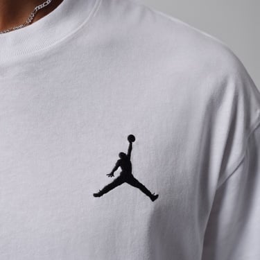  Jordan Jumpman Erkek Beyaz T-Shirt