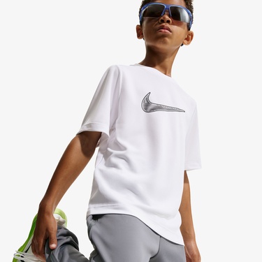  Nike Dri-Fit Multi Çocuk Beyaz Tişört