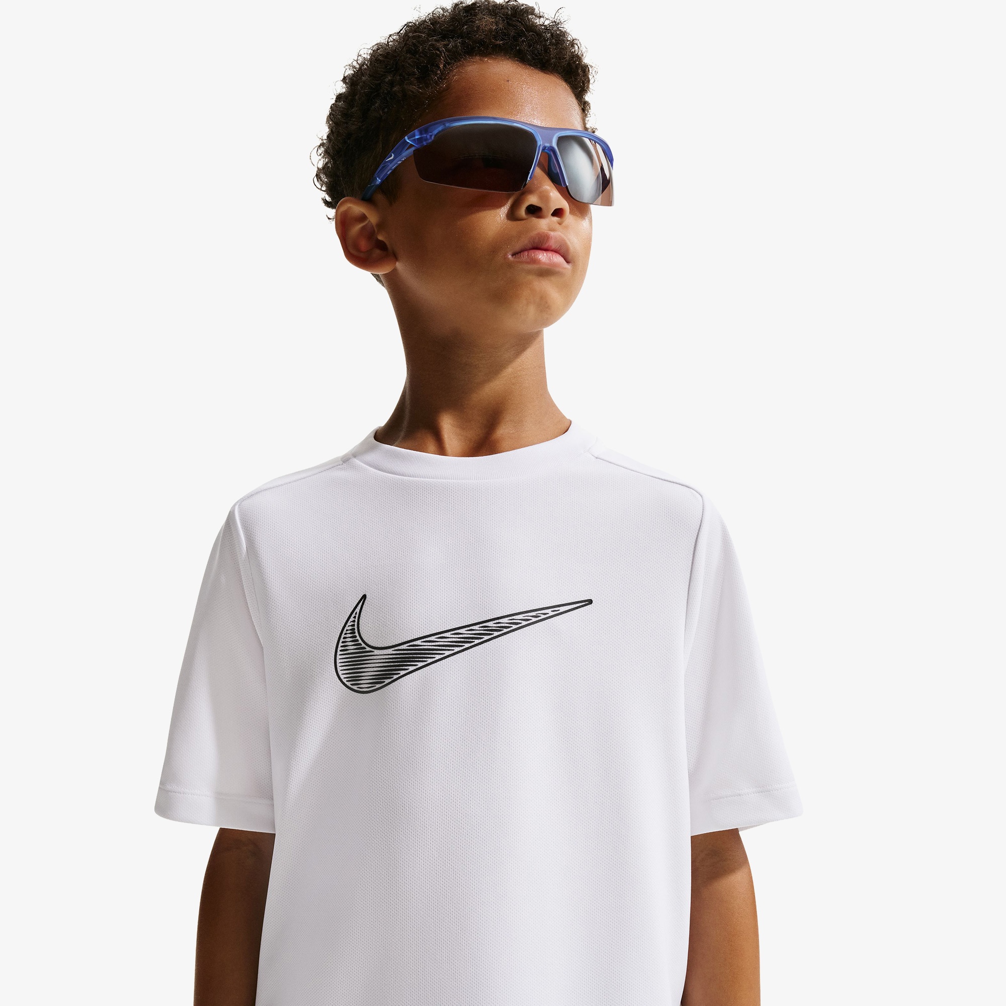 Nike Dri-Fit Multi Çocuk Beyaz Tişört