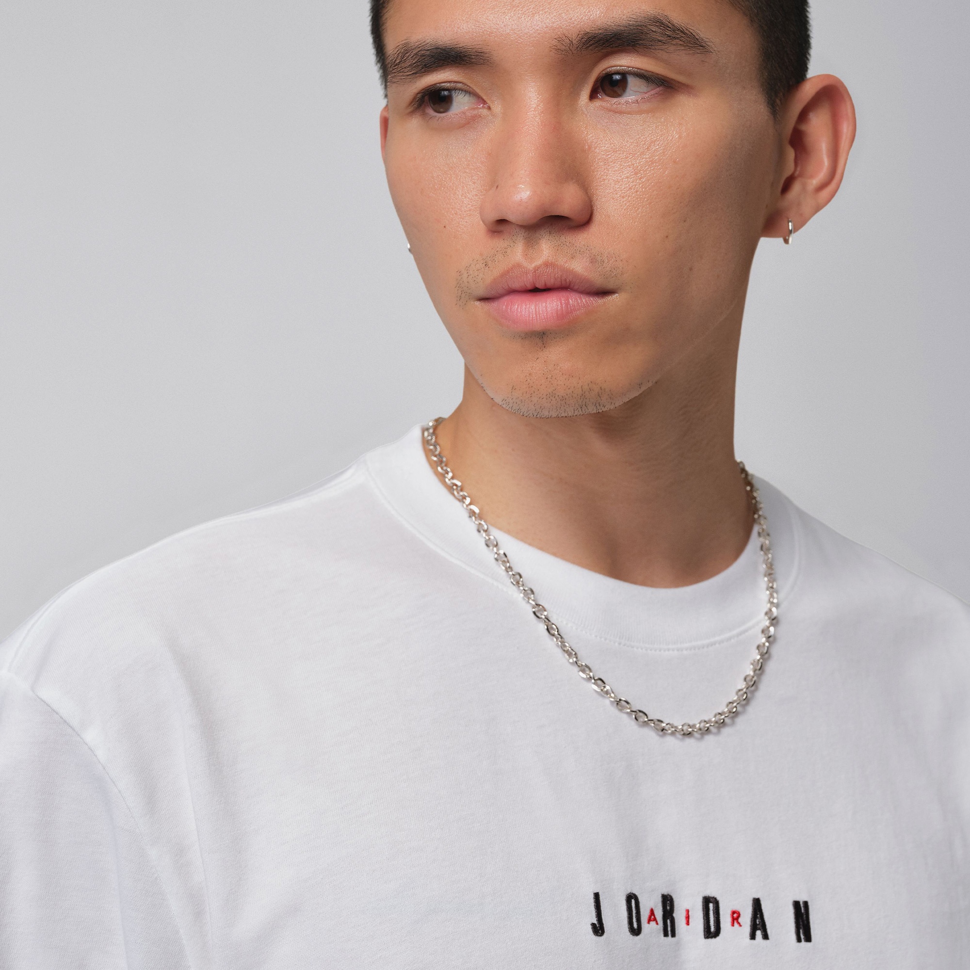 Jordan Air Crew Erkek Beyaz T-Shirt