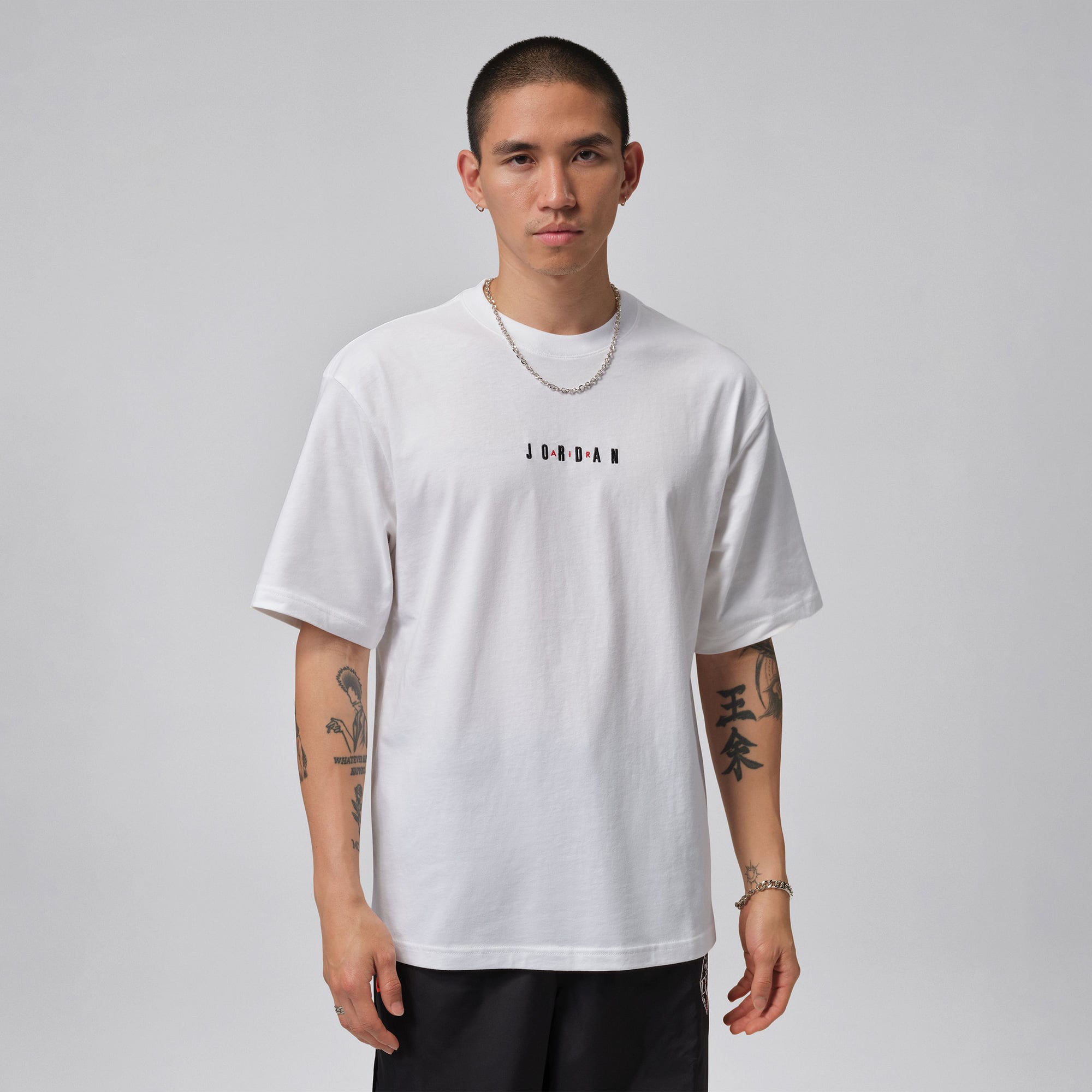  Jordan Air Crew Erkek Beyaz T-Shirt