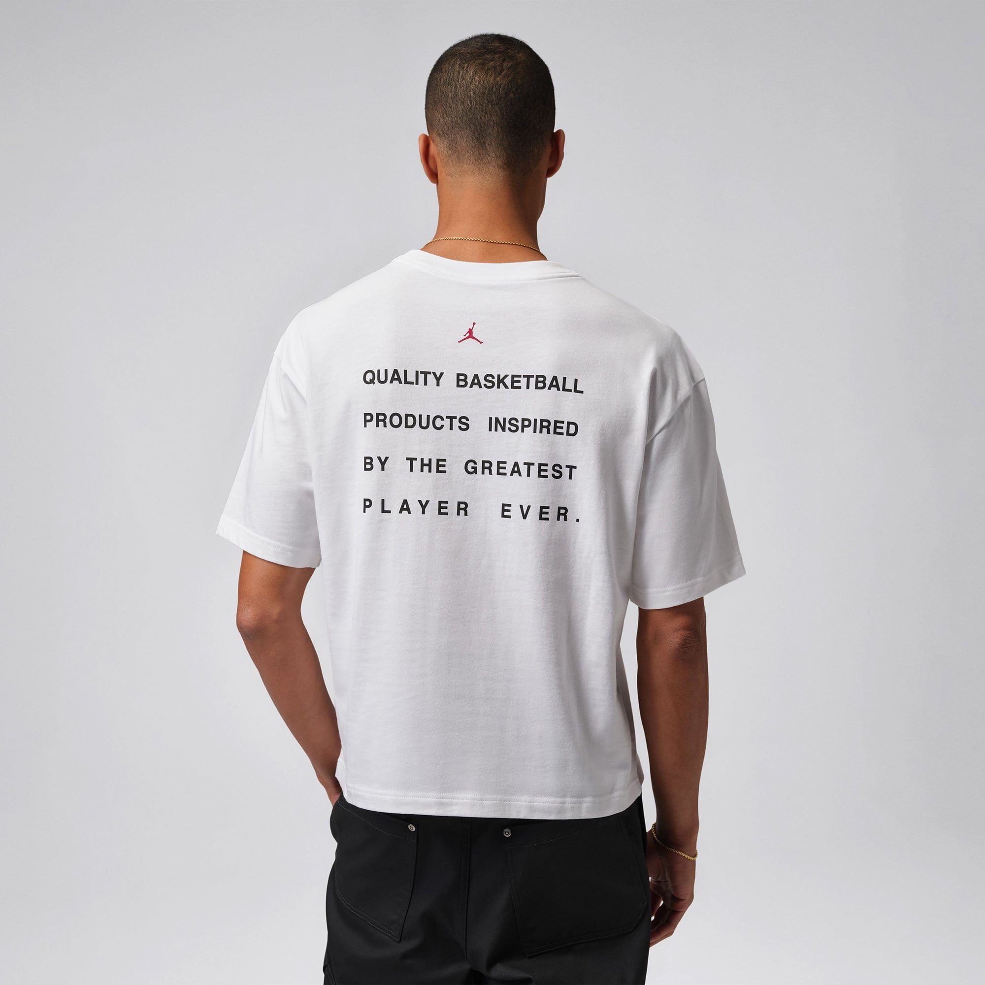 Jordan Flight Script Erkek Beyaz T-Shirt