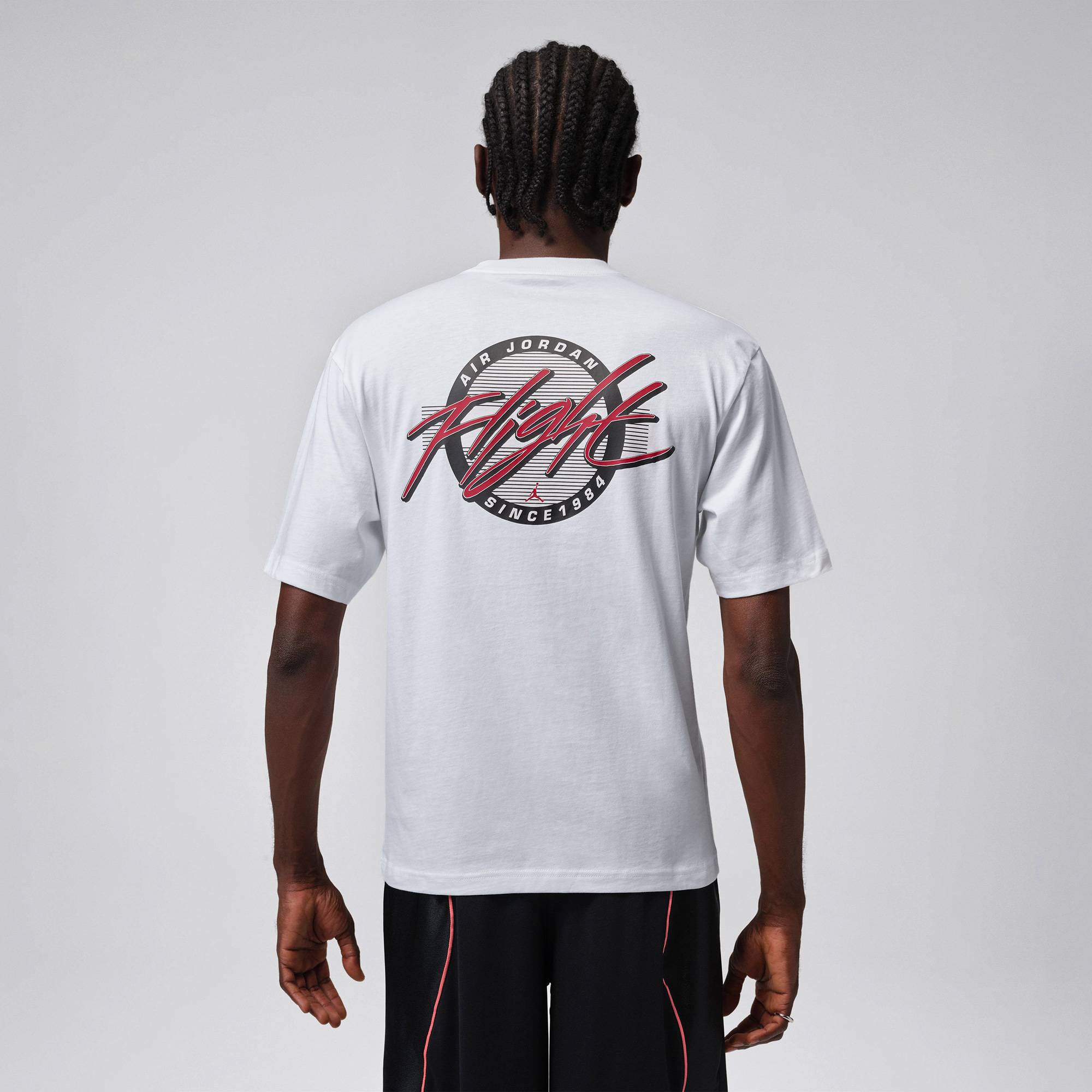 Jordan Flight Crew Erkek Beyaz T-Shirt