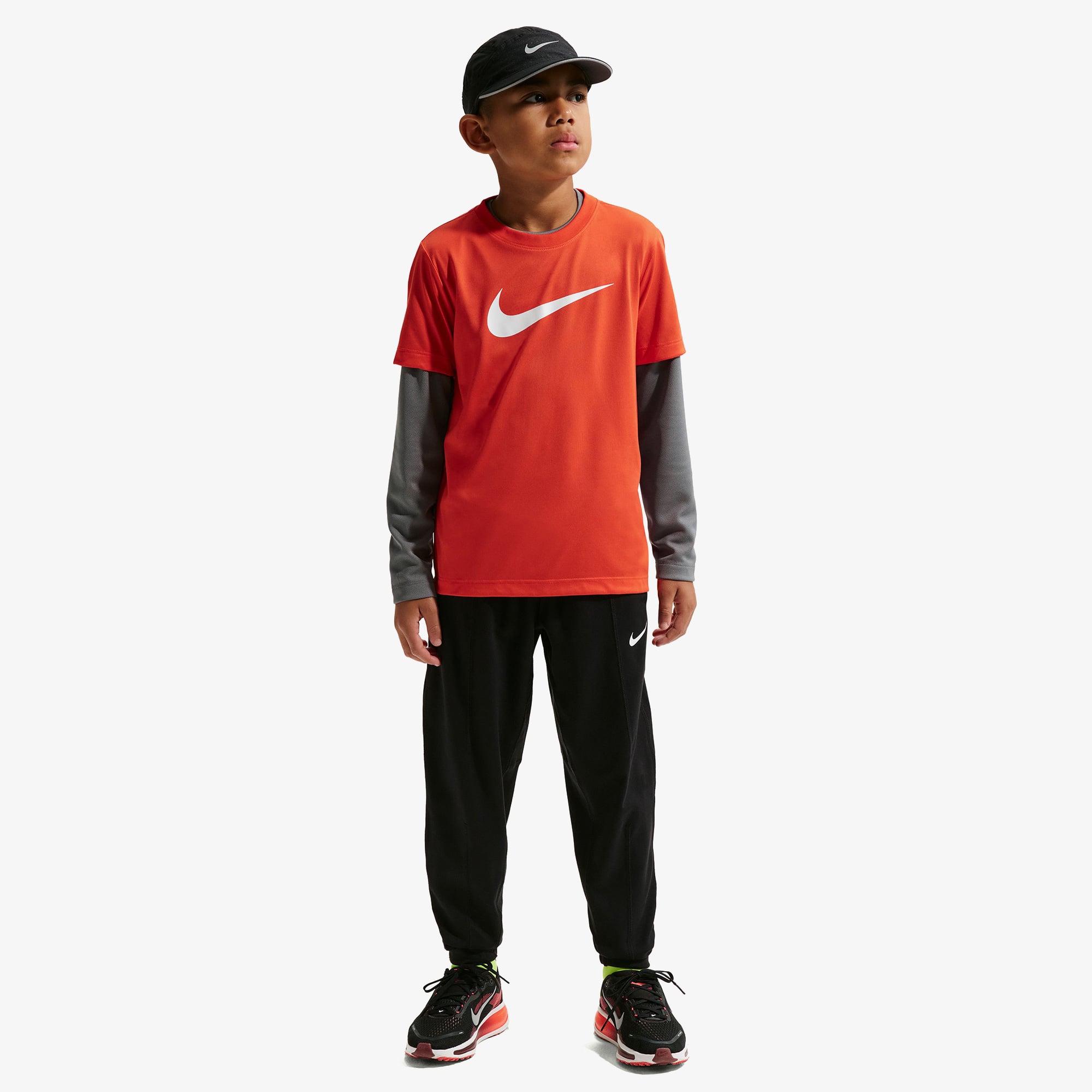  Nike Pro Dri-Fit Fleece Çocuk Siyah Eşofman Altı