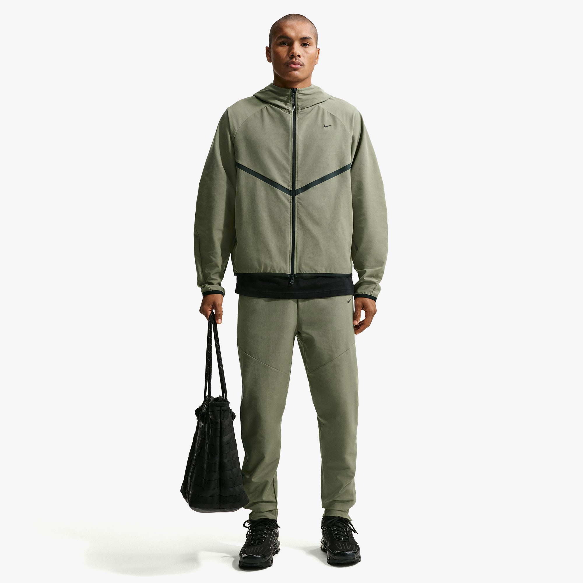  Nike Tech Shori Knit Erkek Yeşil Eşofman Altı