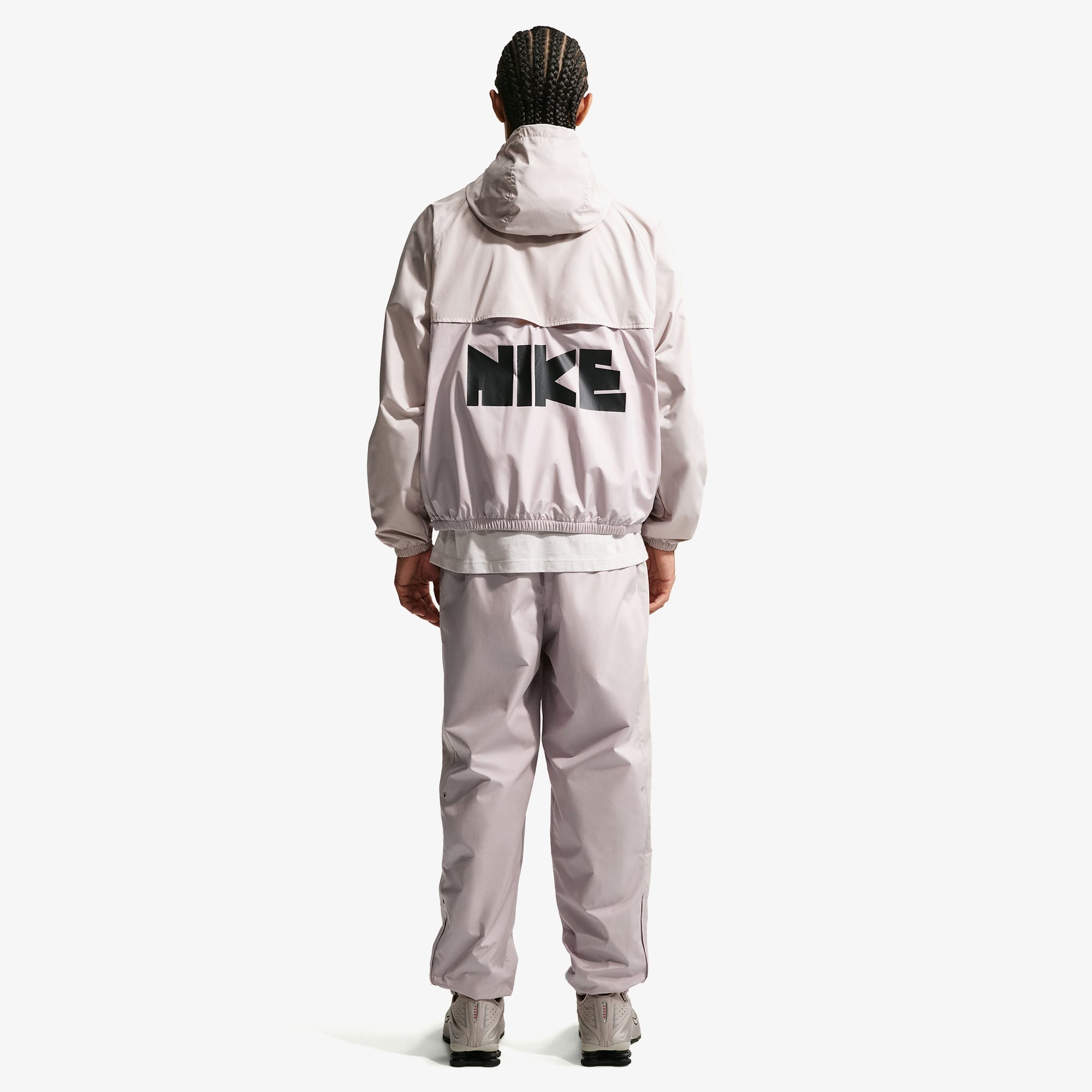 Nike Windrunner Erkek Gri Ceket