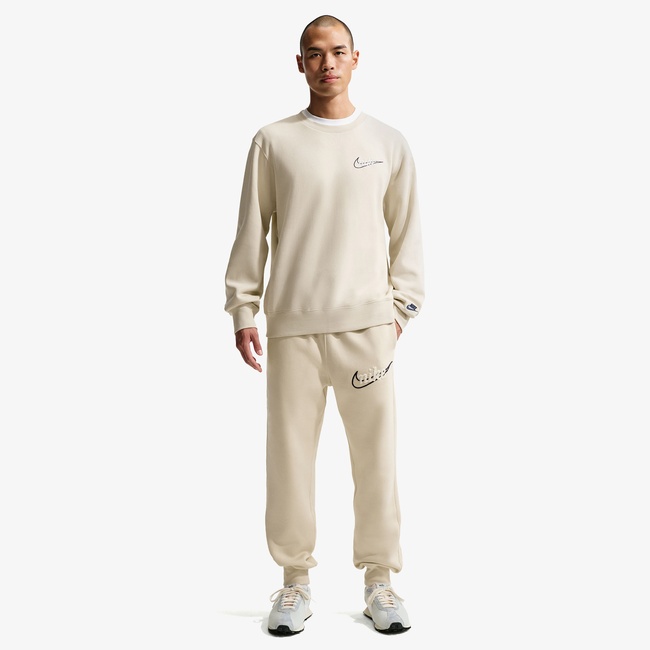  Nike Sportswear Club Jogger Erkek Krem Rengi Eşofman Altı